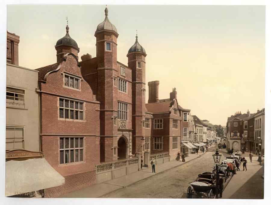 Vintage Abbotts Hospital Guildford England A4 Photo Print