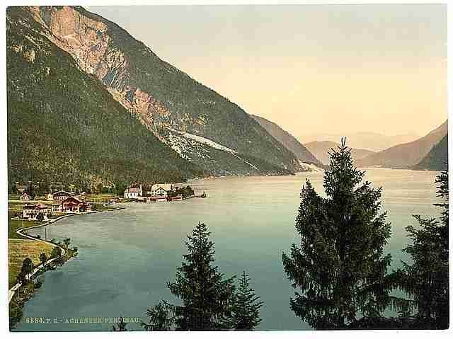 Vintage Achensee Pertisau Tyrol A4 Photo Print