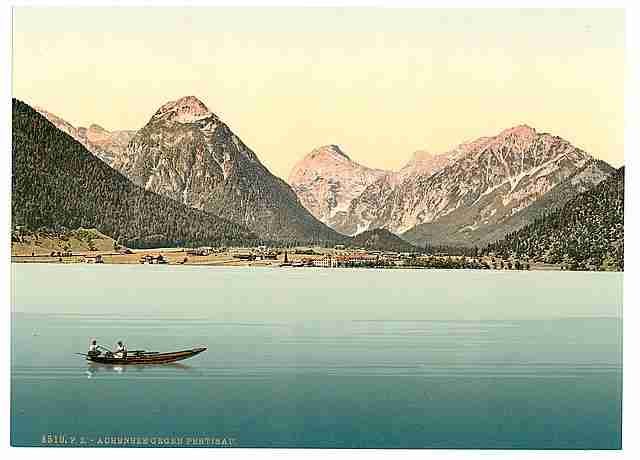 Vintage Achensee towards Pertisau Tyrol A4 Photo Print