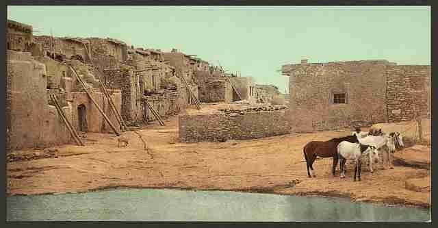 Vintage Acoma New Mexico A4 Photo Print
