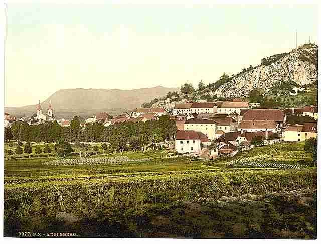 Vintage Adelsberg general view Carniola A4 Photo Print