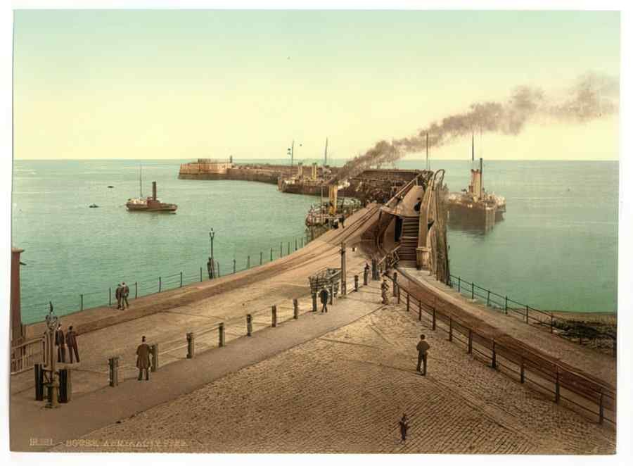 Vintage Admiralty Pier Dover England A4 Photo Print