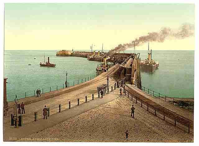 Vintage Admiralty Pier Dover A4 Photo Print