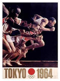 Vintage Advert 1964 Tokyo Olympics Track A4 Photo Print