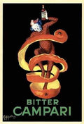Vintage Advert Bitter Campari A4 Photo Print