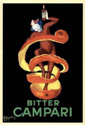 Vintage Advert Bitter Campari A4 Photo Print