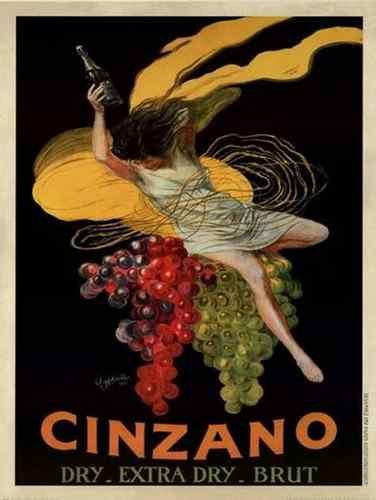 Vintage Advert Cinzano 1920 A4 Photo Print