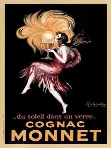 Vintage Advert Cognac Monnet 1927 A4 Photo Print