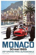Vintage Advert Grand Prix Monaco 1965 A4 Photo Print