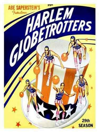 Vintage Advert Harlem Globetrotters 29th Season Tour A4 Photo Print