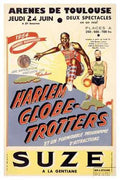 Vintage Advert Harlem Globetrotters Tour 1954 A4 Photo Print