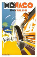 Vintage Advert Monaco Grand Prix 1931 A4 Photo Print