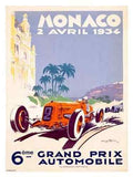 Vintage Advert Monaco Grand Prix 1934 A4 Photo Print