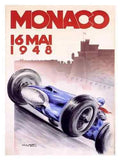 Vintage Advert Monaco Grand Prix 1948 A4 Photo Print