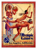 Vintage Advert Olympic Games LA 1932 A4 Photo Print