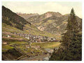 Vintage Airolo general view I St Gotthard Railway A4 Photo Print