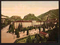 Vintage Albergo general view Arco Lake Garda A4 Photo Print