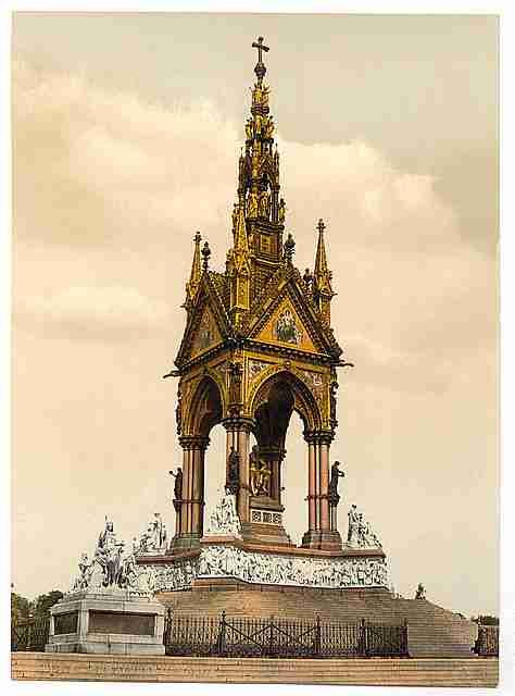 Vintage Albert Monument London A4 Photo Print