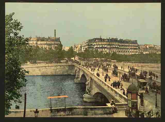 Vintage Alma bridge Paris A4 Photo Print