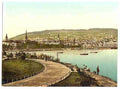 Vintage Alpenquay and Zurichberg Zurich A4 Photo Print