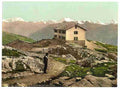 Vintage Alps Bernese Oberland A4 Photo Print