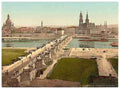 Vintage Altstadt III Dresden Saxony A4 Photo Print
