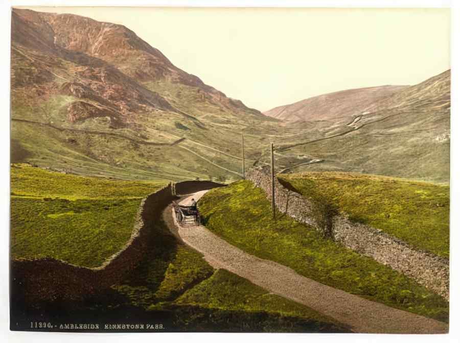 Vintage Ambleside Kirkstone Pass Lake District England A4 Photo Print