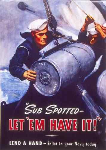 Vintage America WWII Poster 2 A4 Photo Print