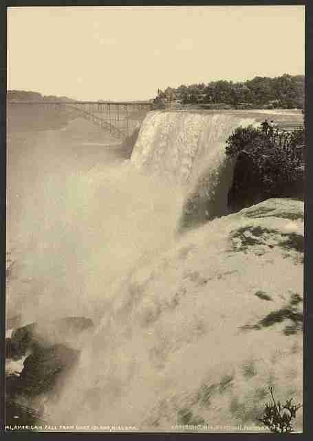 Vintage American Fall Niagara 1 A4 Photo Print