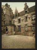 Vintage Ancient house of XVI century Caen A4 Photo Print