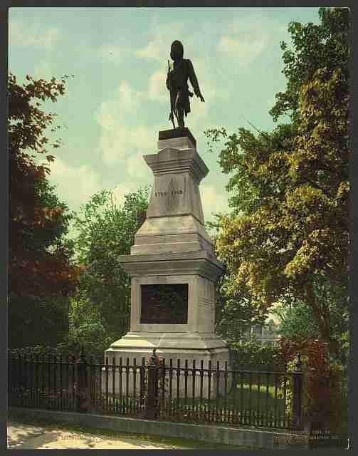 Vintage Andre Monument Tarrytown NY A4 Photo Print