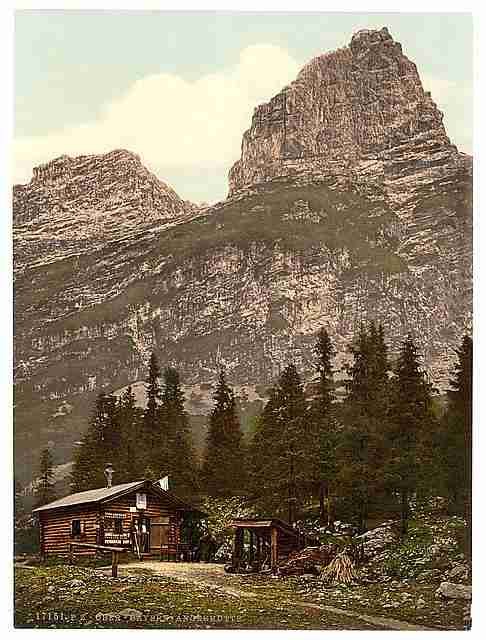 Vintage Angerhutte II Hinterrainthal Upper Bavaria A4 Photo Print