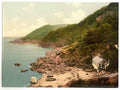 Vintage Ansteys Cove Torquay 2 England A4 Photo Print