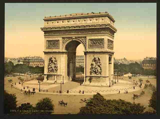Vintage Arc de Triomphe de lEtoile Paris A4 Photo Print
