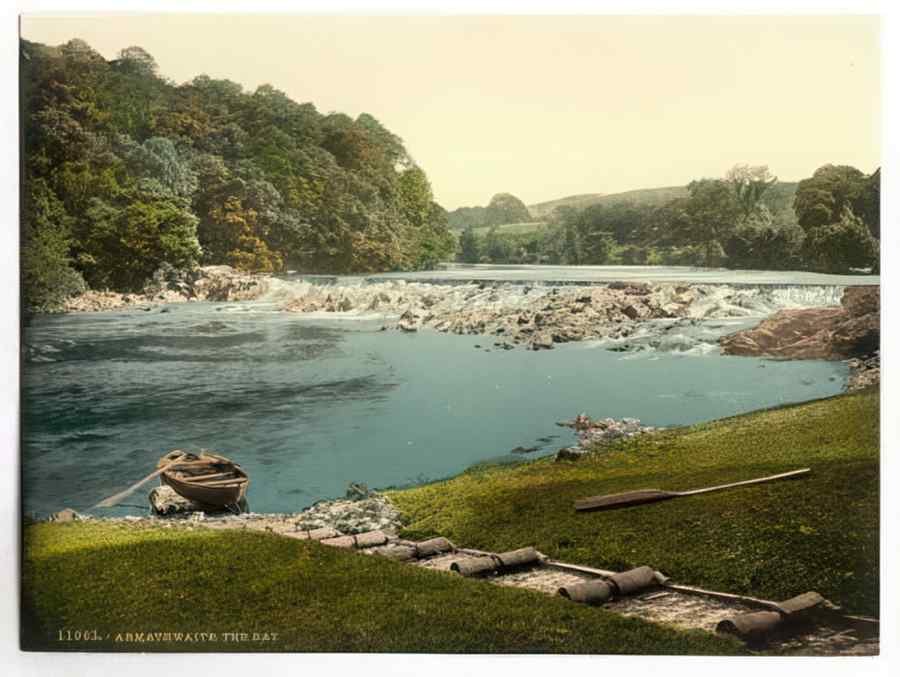 Vintage Armathwaite The Bay Lake District England A4 Photo Print