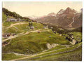 Vintage Arosa general view I Grisons A4 Photo Print