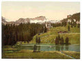 Vintage Arosa general view II Grisons A4 Photo Print