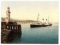 Vintage Arrival Of Boulogne Boat Folkestone England A4 Photo Print