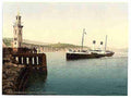 Vintage Arrival of Boulogne boat Folkestone A4 Photo Print