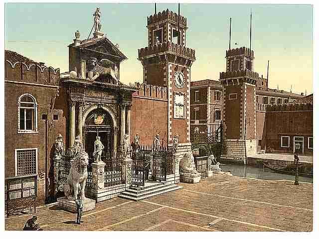 Vintage Arsenal Venice A4 Photo Print