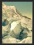 Vintage Ascension du Mont Blanc Chamonix Valley A4 Photo Print