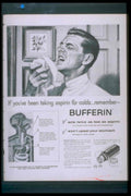 Vintage Aspirin Digestive 1950s Vintage Retro Advert Poster