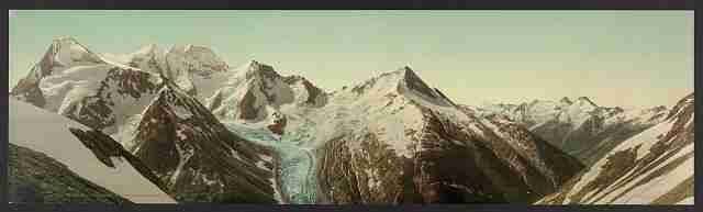 Vintage Asulkan Pass Selkirk Mountains A4 Photo Print