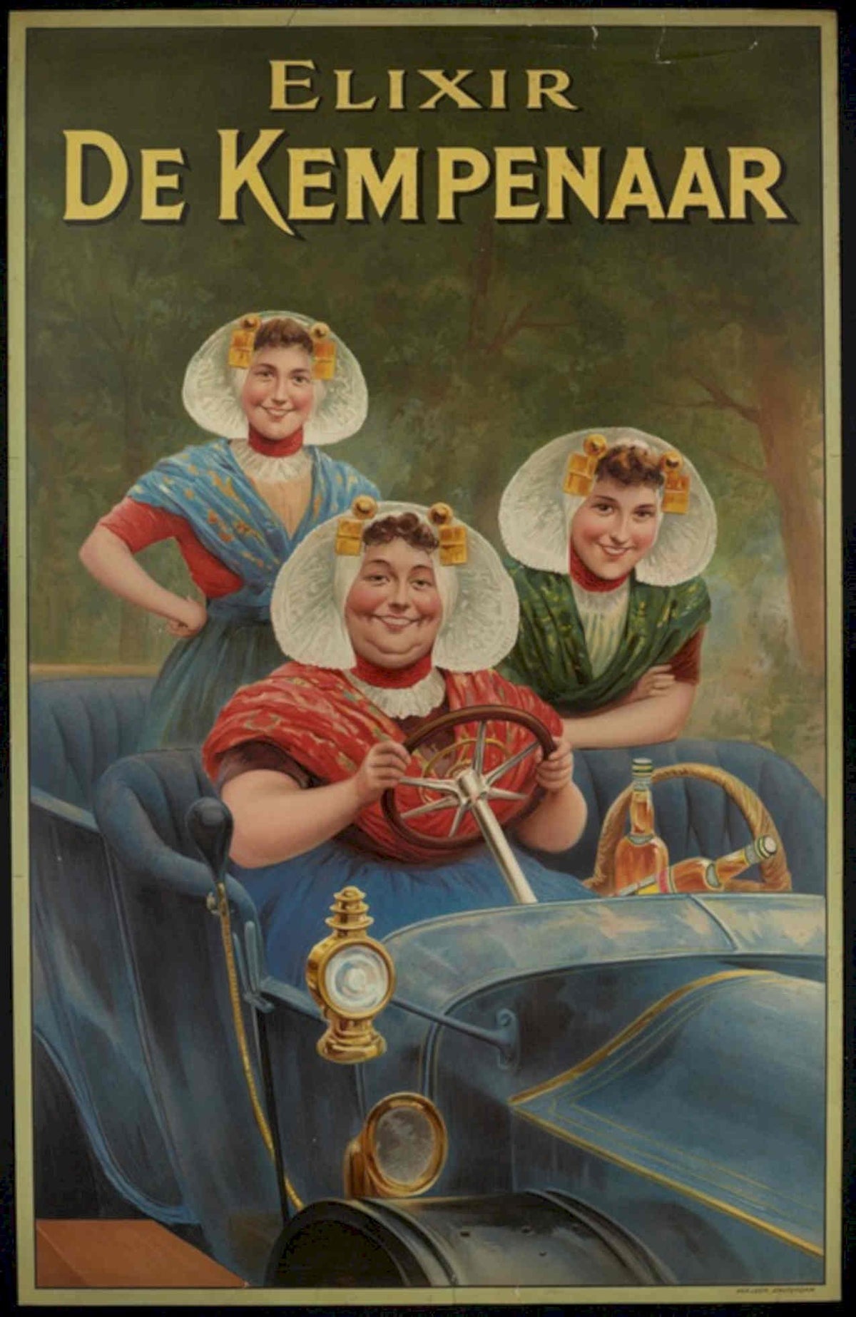 Vintage Automobile Kempenaar Vintage Retro Advert Poster