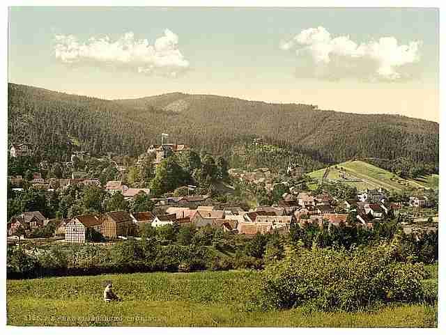 Vintage Bad Elgersburg Thuringia A4 Photo Print