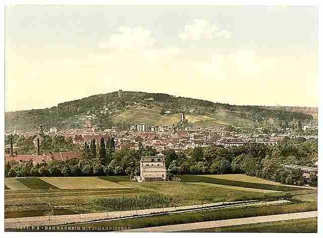 Vintage Bad Neuheim and Johannisberg Hesse Nassau A4 Photo Print
