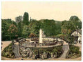 Vintage Bad Neuheim the Great Fountain Hesse Nassau A4 Photo Print