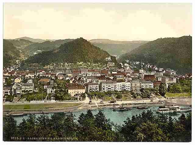 Vintage Bad Schandau Saxony A4 Photo Print