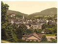 Vintage Baden Baden and the Kurgarten Baden A4 Photo Print