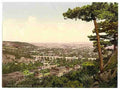 Vintage Baden Baden general view with castle II Baden A4 Photo Print
